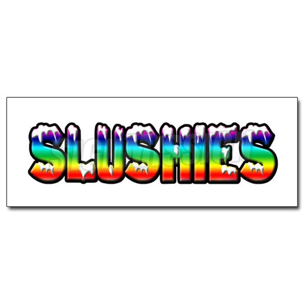 Amistad 24 in. Slushies 1 Decal Sticker - Slushie Concession AM3261607 - main
